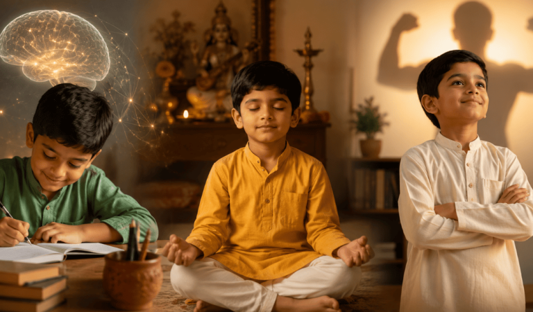 How Shlokas Help Children Build Memory, Confidence, and Calm